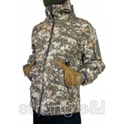 Куртка тактична Softshell піксель 